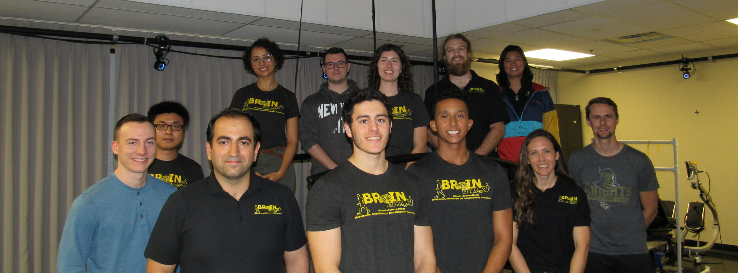 picture of the UCF BRaIN Lab team in March 2020