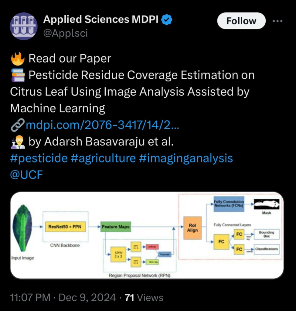 Pesticide Residue Coverage Estimation on Citrus Leaf Using Image Analysis Assisted by Machine Learning