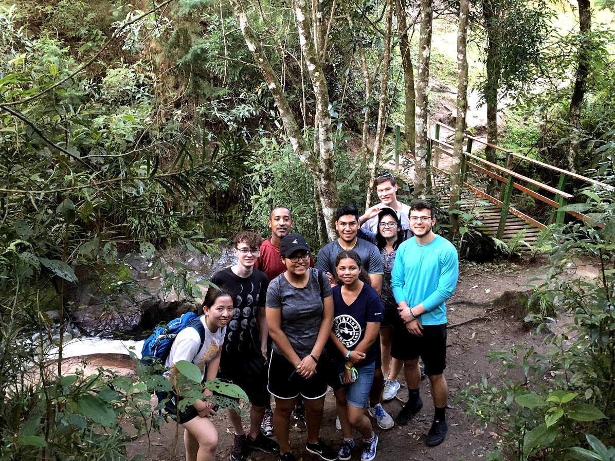 Students on the Brazil trip