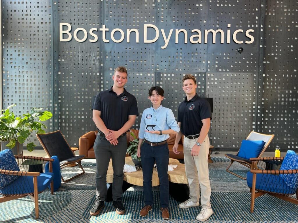 Amy Lebanoff and other interns visit Boston Dynamics