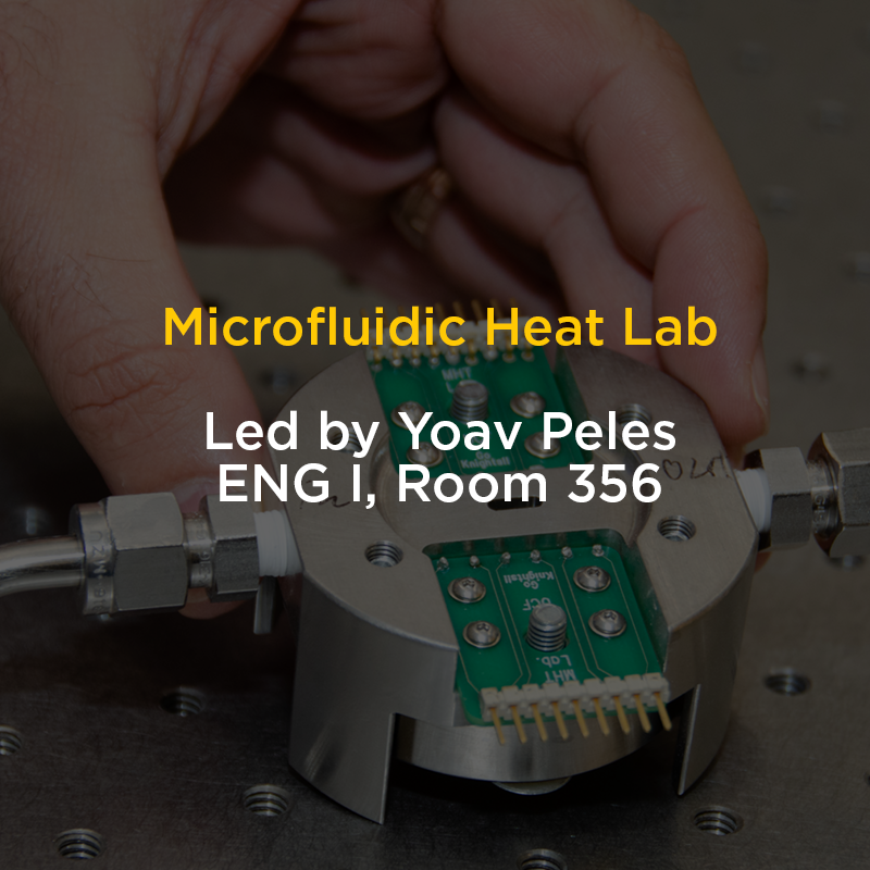 graphic of the Microfluidic Heat Lab