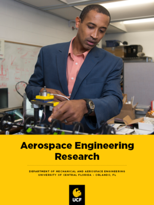 Aerospace engineering research labs brochure cover