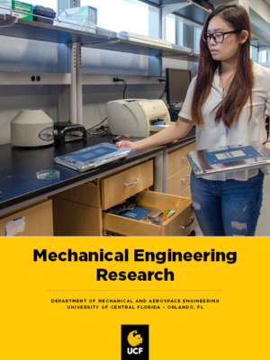 mechanical engineering research labs brochure cover