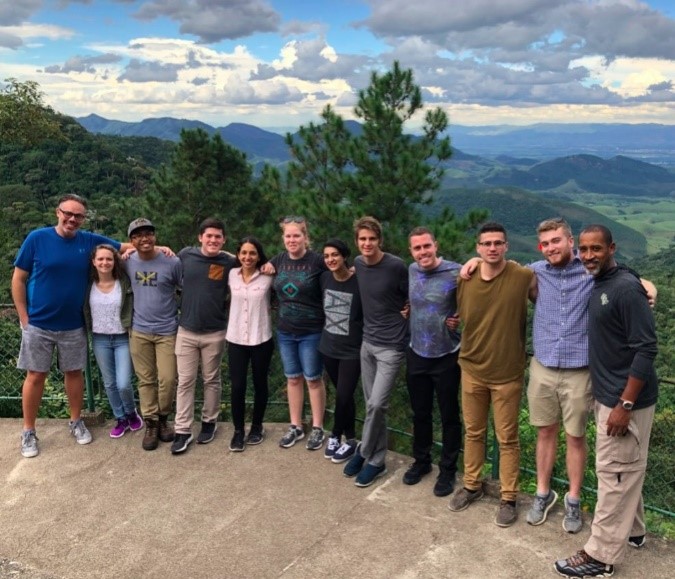 group of students in Brazil