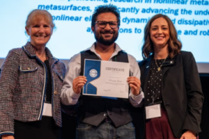 Ranajay Ghosh accepts his award